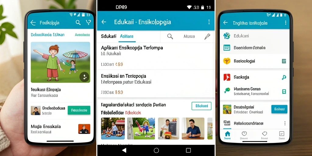 Antarmuka pengguna aplikasi IDR89 yang menarik dan informatif.
