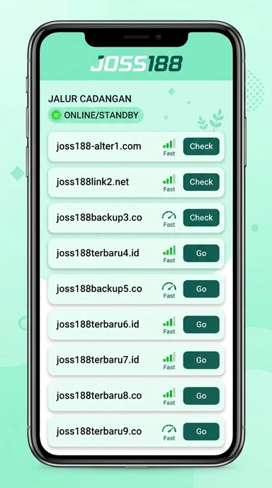Tampilan link alternatif joss188